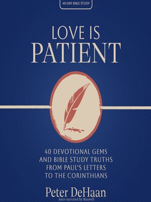 cover image of Love Is Patient